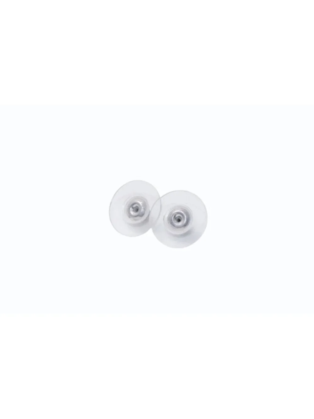 Chanel CC Logo Drop Earrings Metal Rhinestone Clear Silver